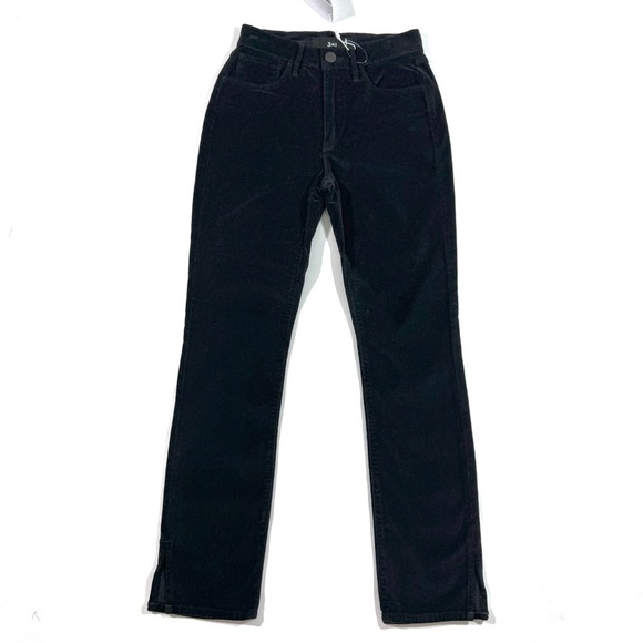 New 3x1 Three By One Higher Ground Velvet Pants Mini Split Leg - Picture 2 of 10
